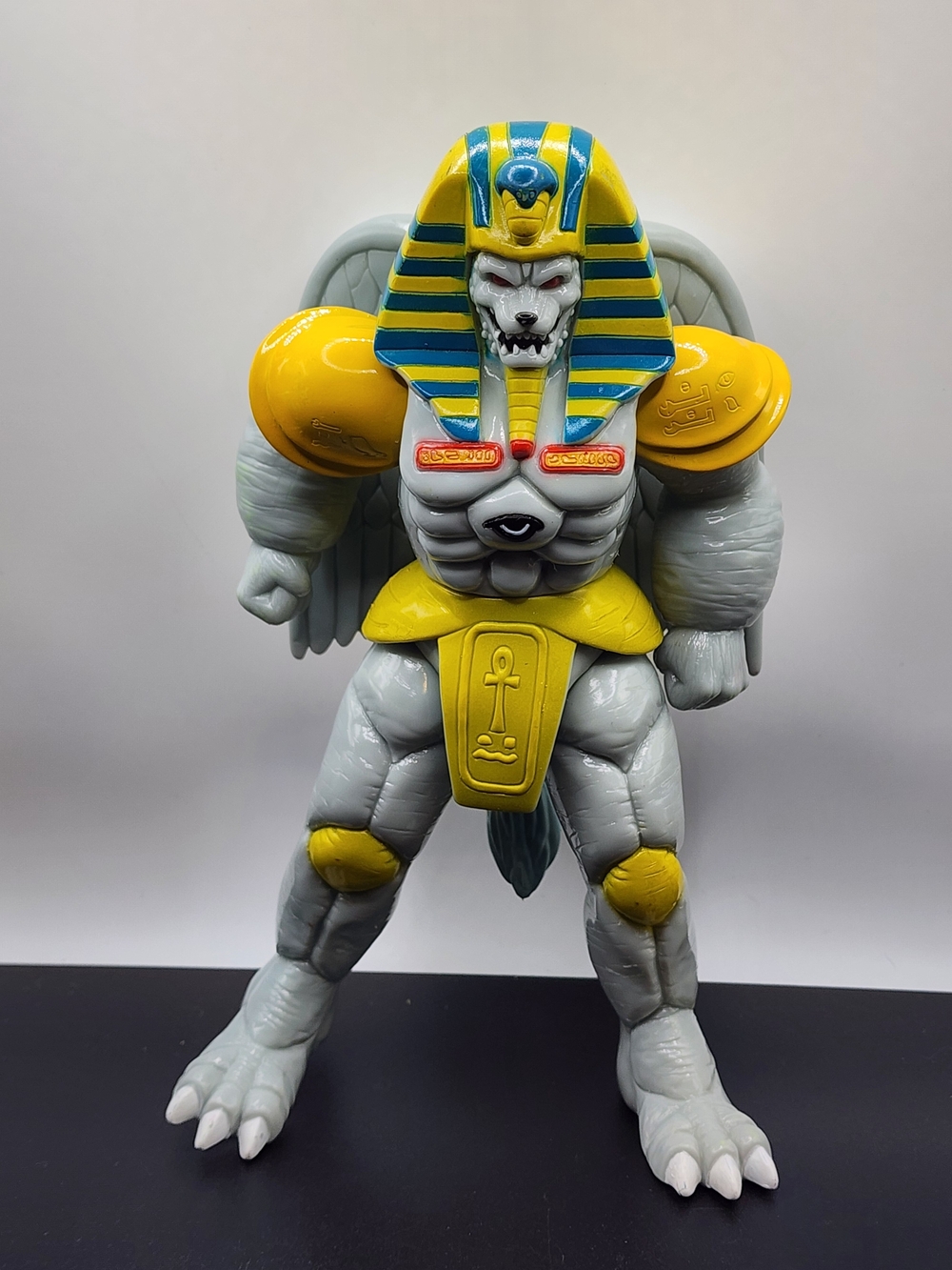 Vintage Mighty Morphin Power Rangers King Sphinx 1993 Bandai Action Figure 8”